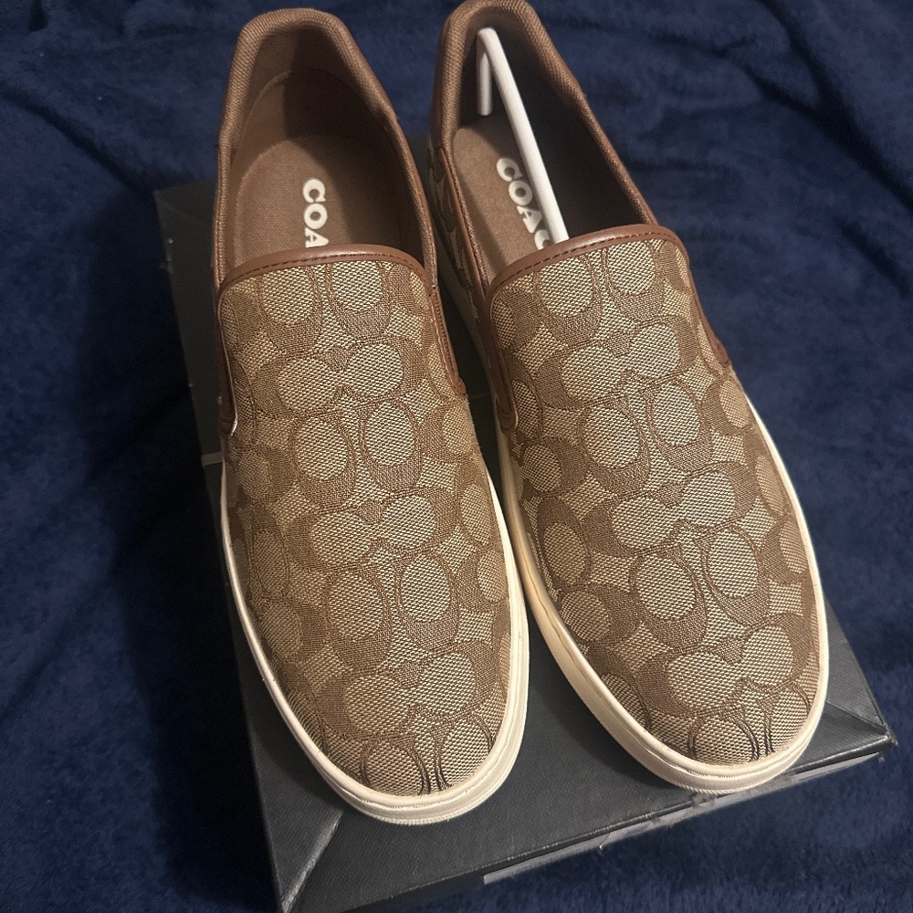 Coach slip ons